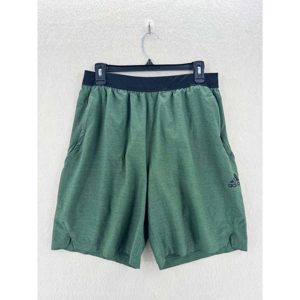 Adidas - Aeroready Training Shorts HS8710 Zipper Pockets - Green - L - Mens